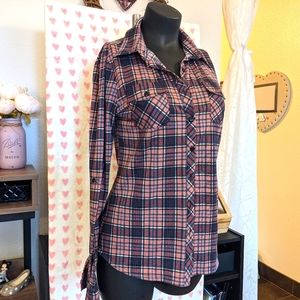 Dark Pink Flannel